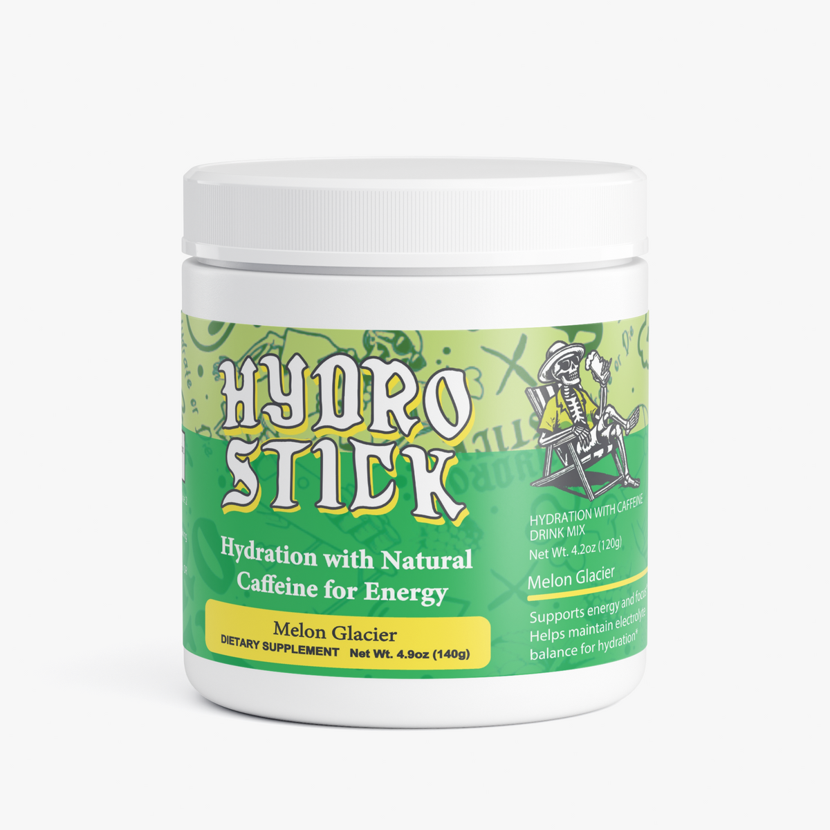 HydroStick Hydration w/ Natural Caffeine (Melon Glacier) 4.2 oz