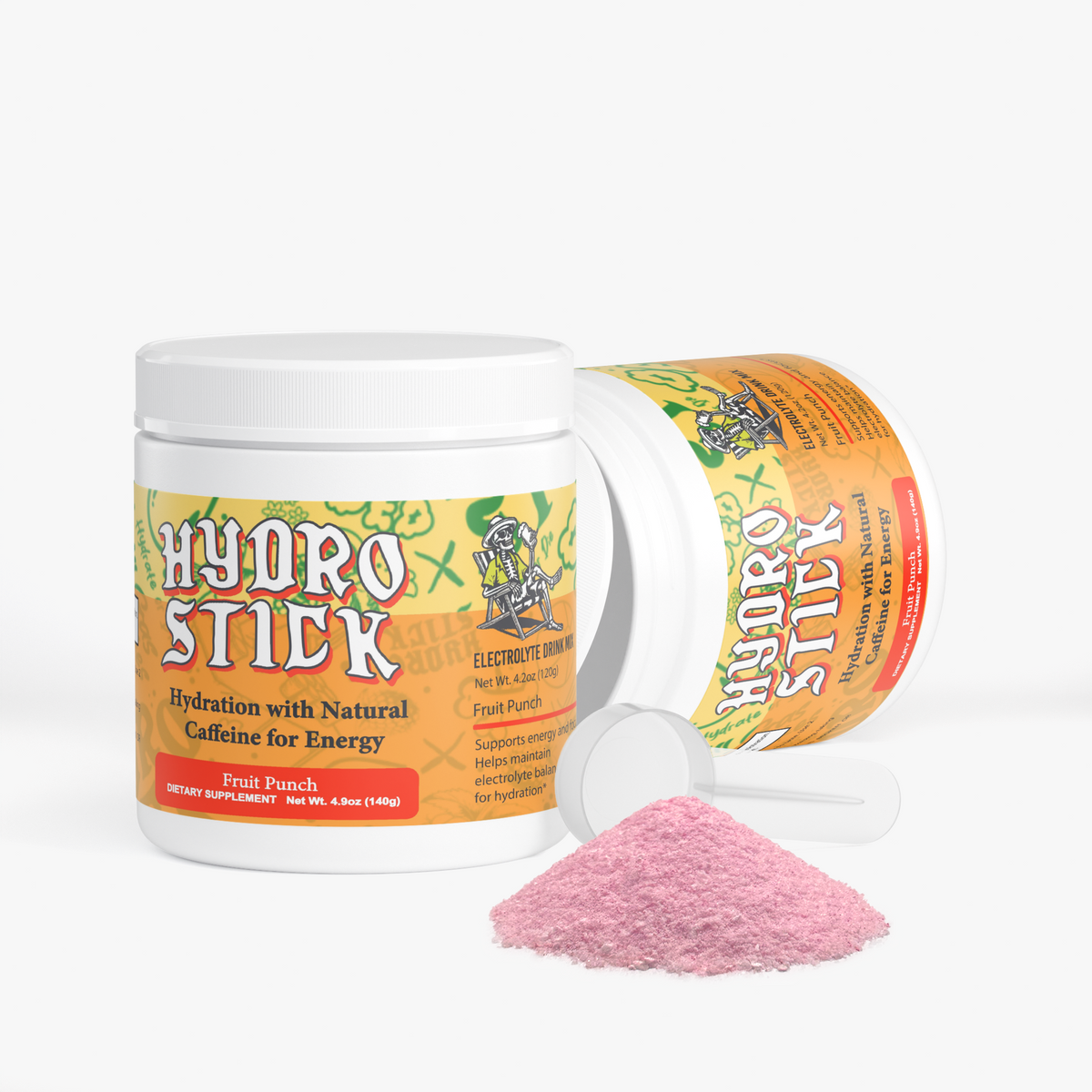 HydroStick Hydration w/ Natural Caffeine (Fruit Punch) 4.2 oz